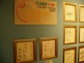 スタパに飾られている色紙たち